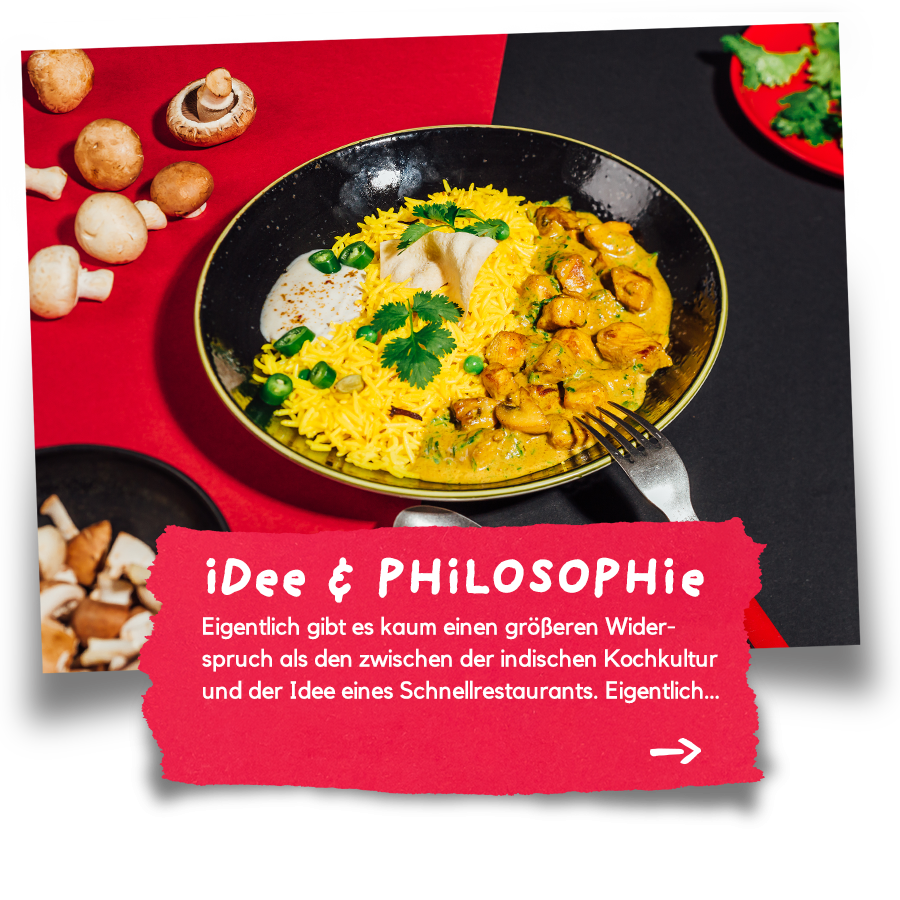 Idee und Philosophie - Chutney Food